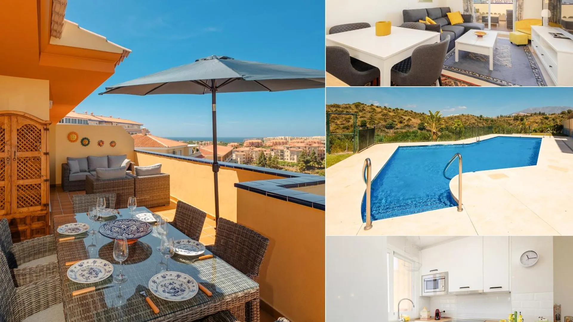 Cozy Apartment, With Sea Views, Large Private Terrace, Close To The Beach, El Faro, Mijas location